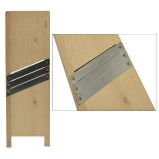 Szatkownica drewniana 3 nożowa 49x17cm